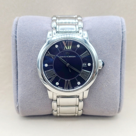David Yurman 38mm Classic Quartz Watch With Diamonds - Picture 1 of 1